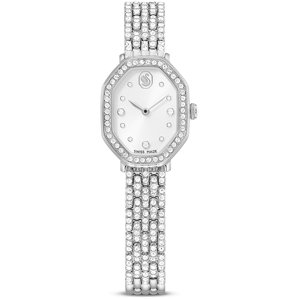 SWAROVSKI 施華洛世奇 Dextera Octagon 優雅水晶八角手錶 女錶-32x23mm (5749451), , large