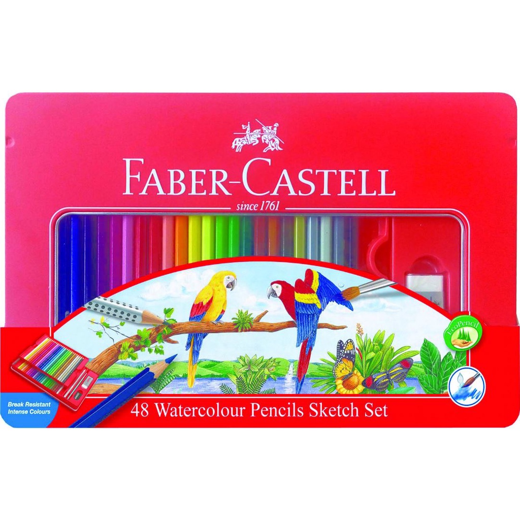 Faber-Castell輝柏 紅色系 水性彩色鉛筆-48色(115939), , large