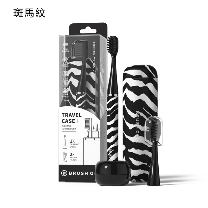 MiPOW LQ BRUSH GO E-Toothbrush CI900S ZebraBold Edition, , large