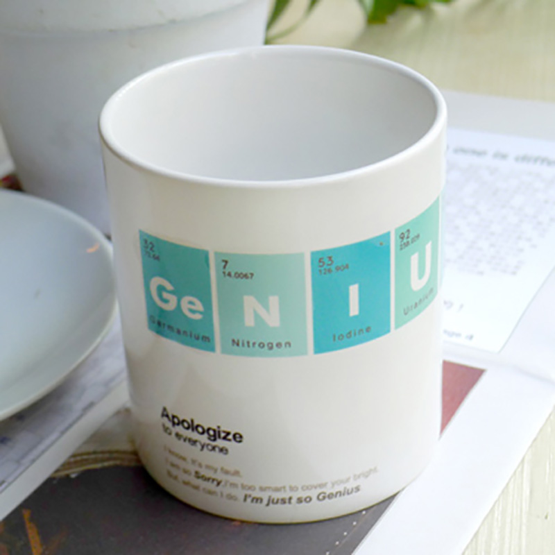 Scientific mug - periodic table &ndash; I Am GeNIUS, , large