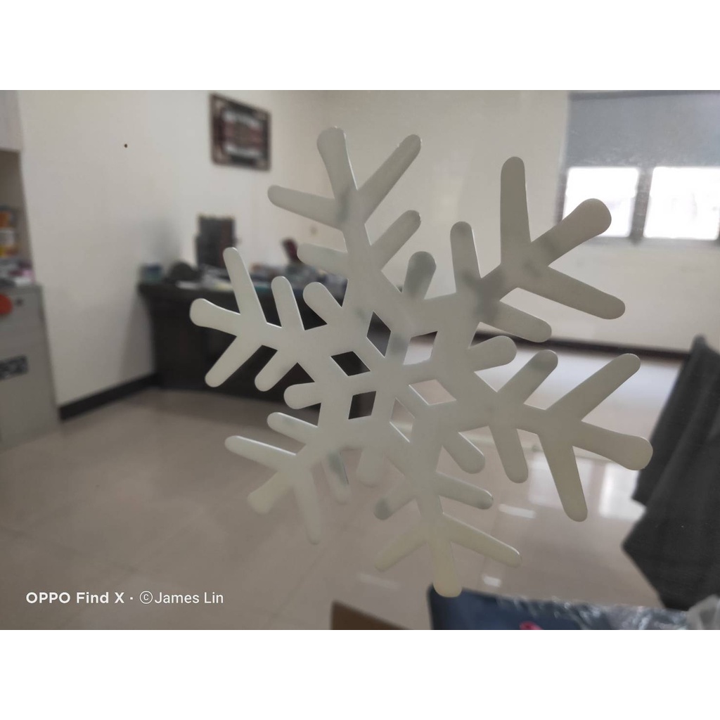 GS MALL 台灣製造 夜光雪花窗貼 雪花窗貼 夜光窗貼 雪花貼 玻璃貼 造型貼 車窗貼 夜光貼 雪花貼, , large