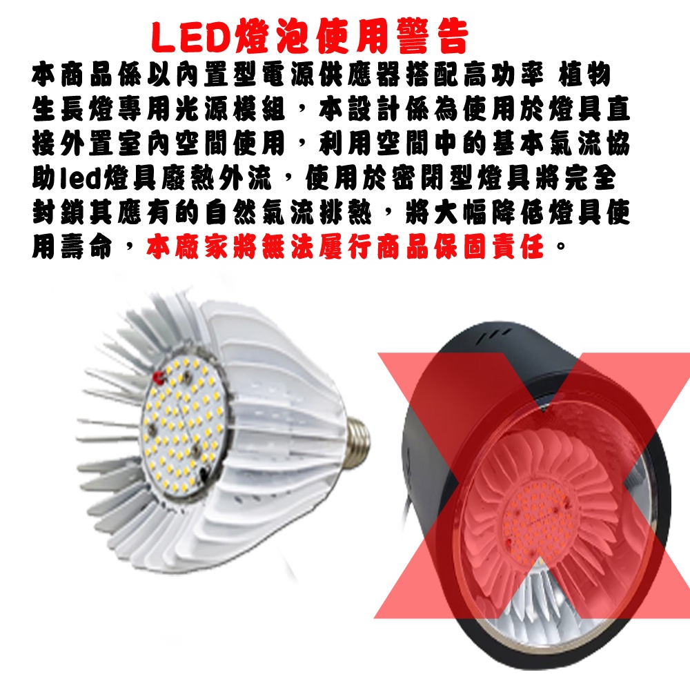 【君沛】LED植物燈 40W E27燈泡 吊掛式紅藍混光 塊根龍舌蘭生長燈 鹿角蕨龜背芋室內補光, , large