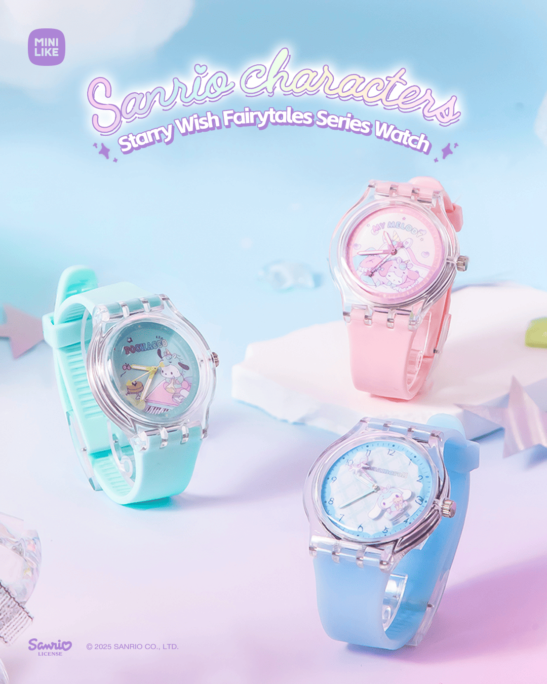 【際洋文化】Sanrio characters星願童話系列手錶, , large