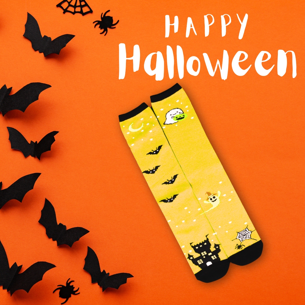 【WAJI】 Halloween themed socks, , large