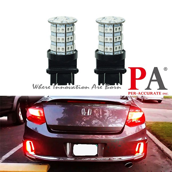 【PA LED】美規 3157 3156 55晶 5630 2835 SMD LED 紅光 煞車燈 角燈 小燈 方向燈, , large