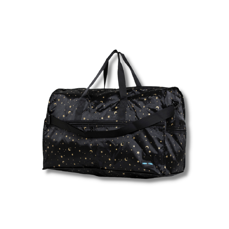 【HAPI+TAS】 H0004 摺疊旅行袋(大)-星空黑, , large