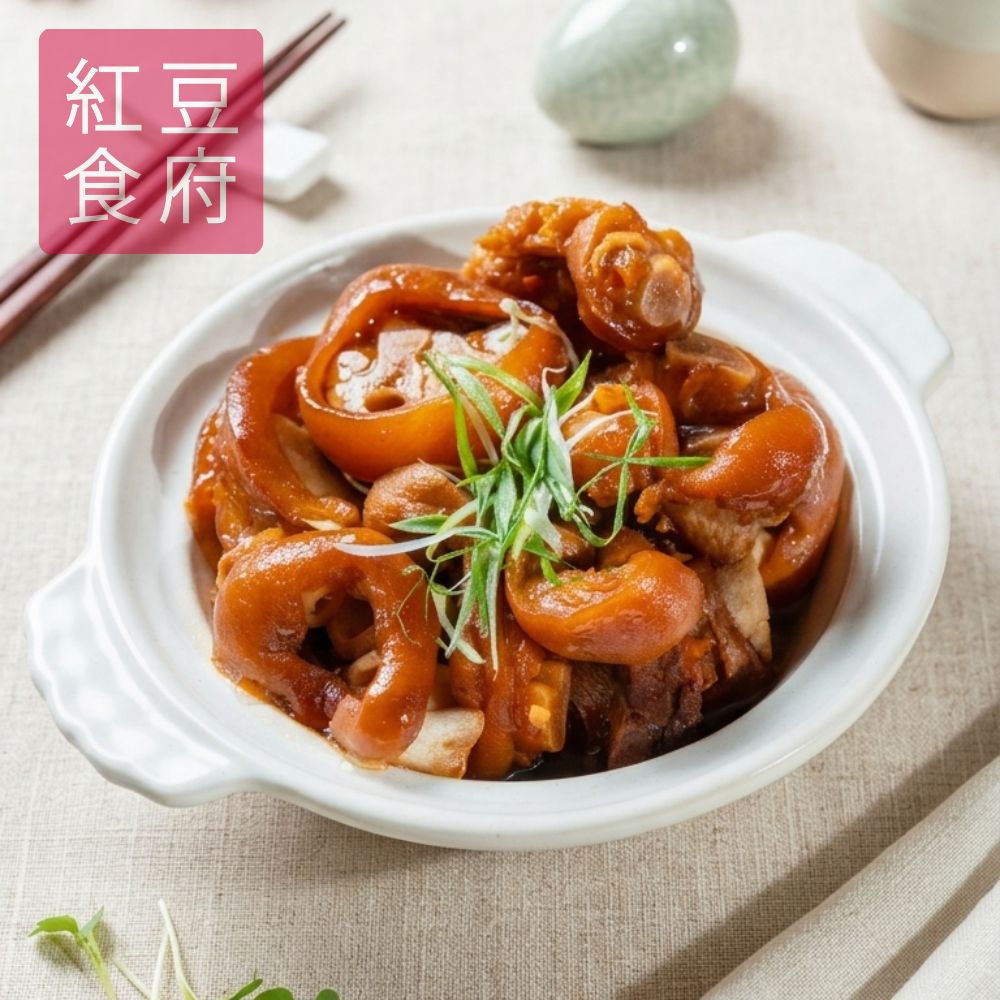 【紅豆食府】紅燒豬腳 800G/盒, , large