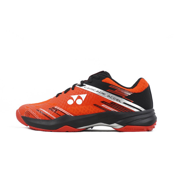 Yonex Power Cushion Cascade Accel 男女 羽球鞋 紅黑 [SHBCA1EX053], , large