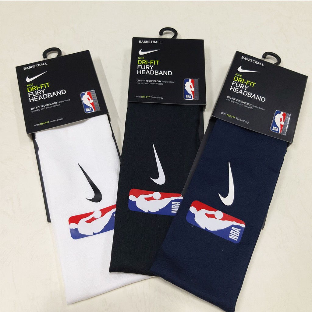 [秉宸] NIKE FURY HEADBAND NBA 籃球 頭帶 N1003647 N1002145 N1003619 防滑矽膠, 616 滿版葡萄紫, large