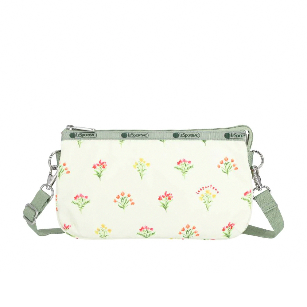 Lesportsac Med Koko Crossbody 輕便手拿斜背兩用包 隨身包 小包 收納袋 送禮 禮物 推薦 女包(盛夏草原), , large