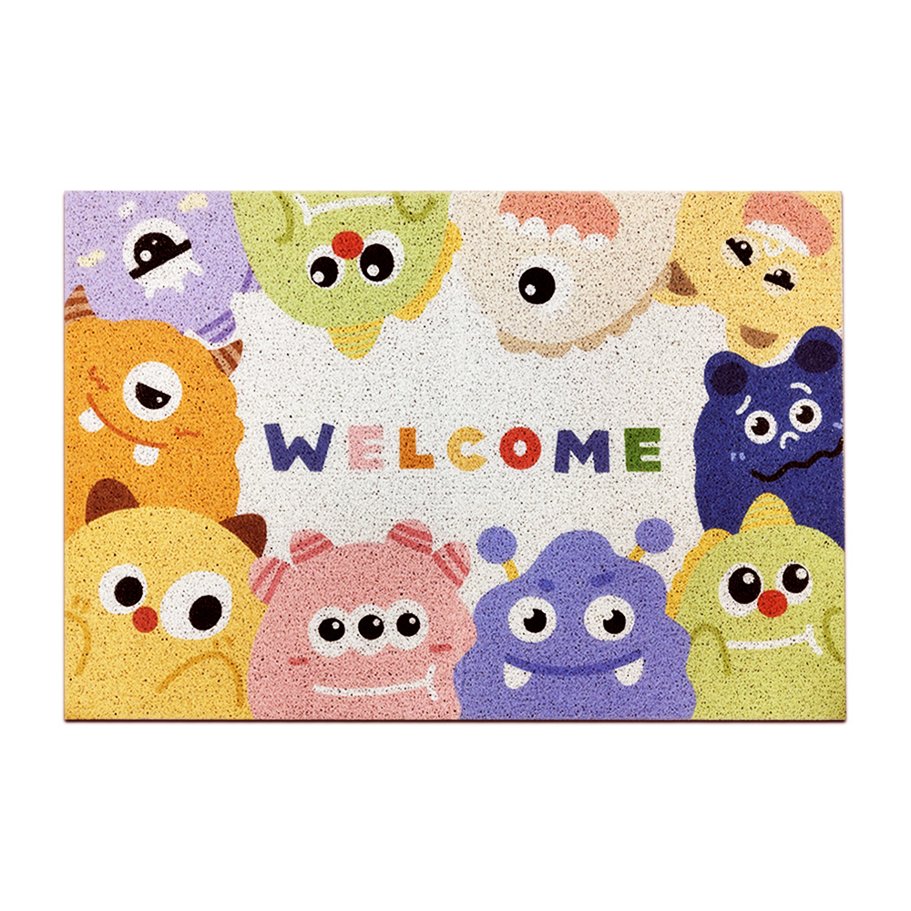 【上手家居】怪獸刮泥地墊60x90cm 絲圈地墊Hello 60x90cm(玄關地墊/腳踏墊/絲圈地墊/門口地墊/刮沙地墊/大地墊/大門地墊/進門地墊), , large