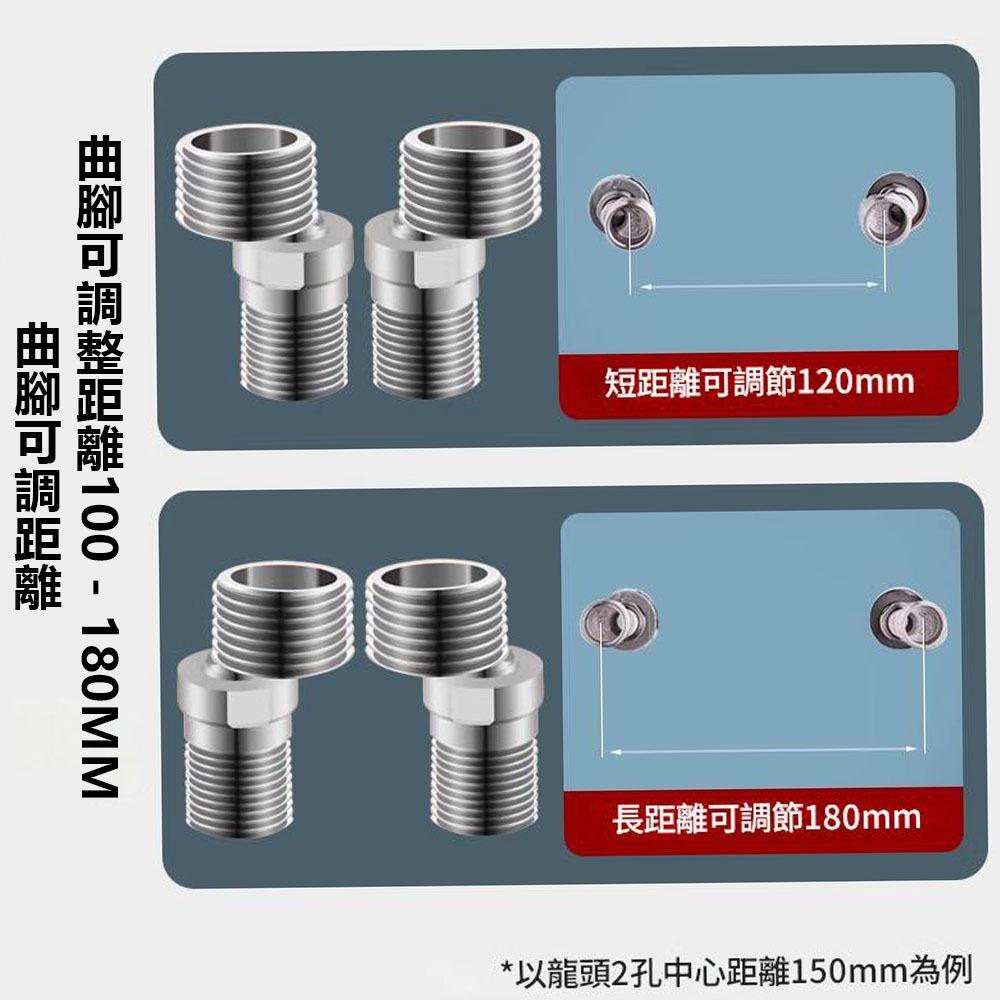 One 304 stainless steel shower head with 360&deg; omnidirectional curved feet., , large