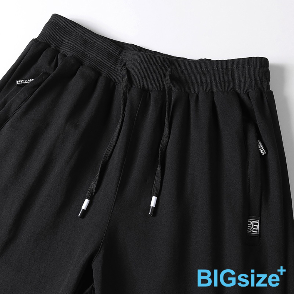 現貨 大尺碼-純棉 五分 休閒褲-黑/深藍/深灰-0205574, , large