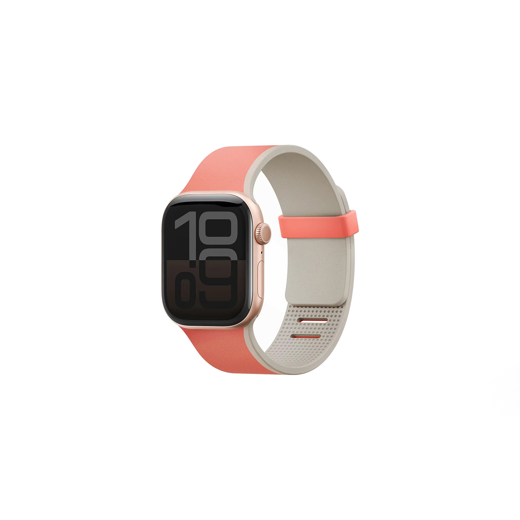 【山水之寶】UNIQ Apple watch 44/45/49/S10 46/S11 46mm錶帶Revix 4th雙色矽膠磁吸錶帶, , large