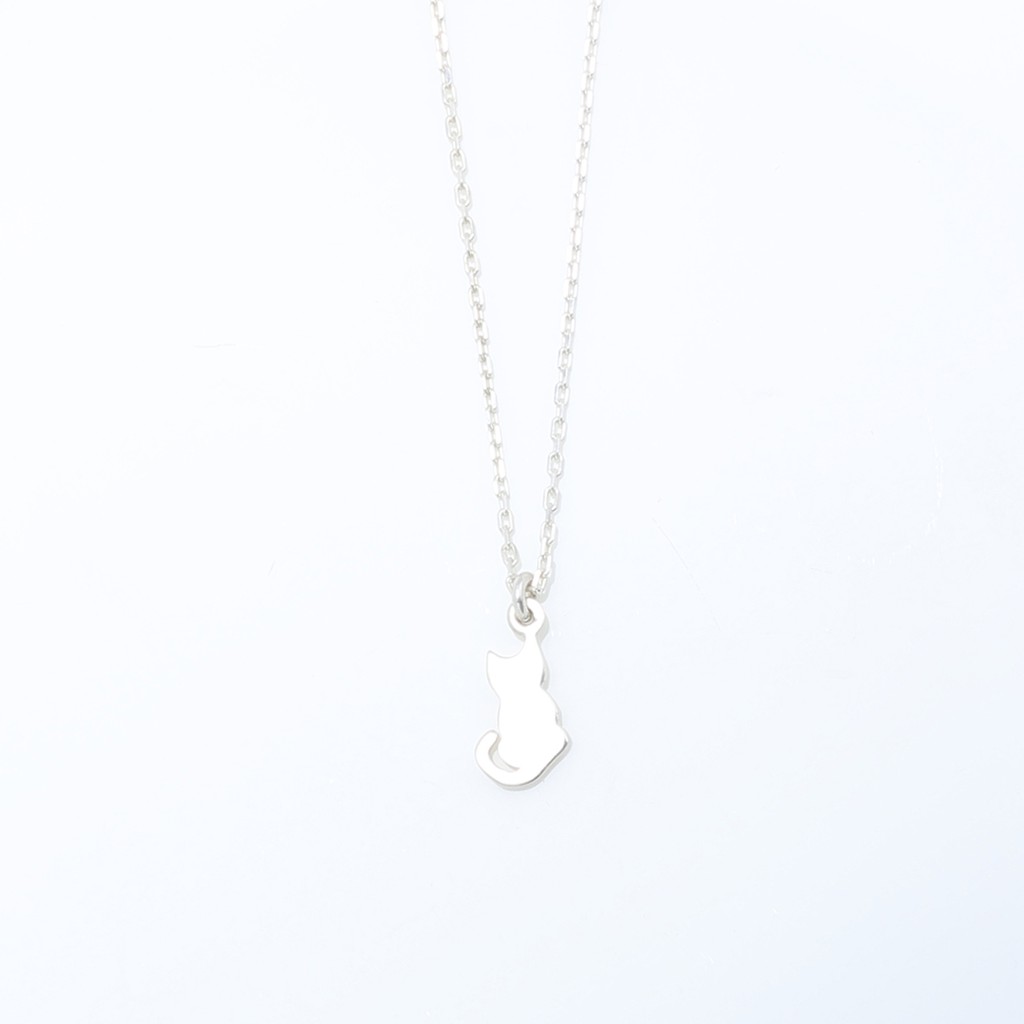 【Angel & Me】Lucky Cat Kitten Meow s925 sterling silver necklace birthday gift, , large