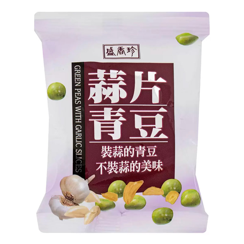 盛香珍 蒜片青豆 760g/包 (夾鏈袋外包裝/內為獨立小包裝), , large