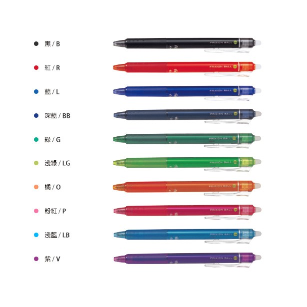百樂PILOT 按鍵魔擦筆/筆芯 0.7mm(LFBK-23F)0.7筆芯*紅, , large
