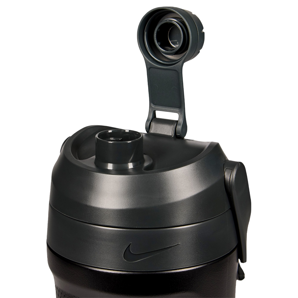 NIKE FUEL JUG 大口徑霸水壺 40OZ/1180ml 運動水壺 轉蓋式 輕量 保冷 鉤狀提把 可機洗 N101379703140黑、N101379740540藍, , large