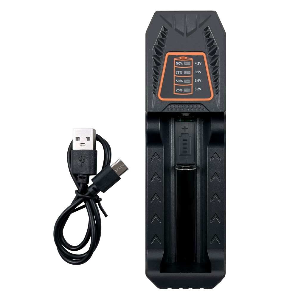 PRACTICAL PCA-006 Single Slot Lithium Battery Charger Marquee Display Overcharge/Overheat/Short Circuit Protection Suitable for a variety of lithium batteries, , large
