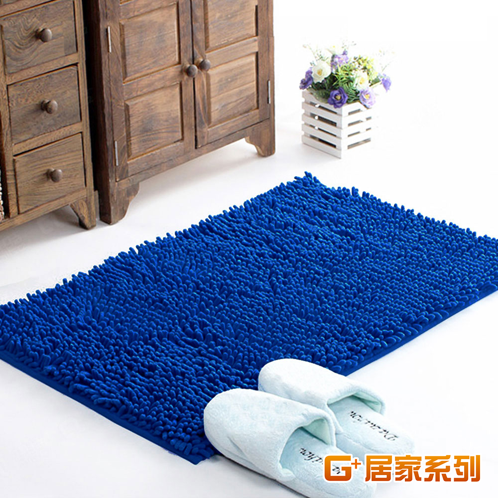 【G+居家】2片超細纖維長毛吸水止滑地墊40x60公分(止滑墊/防滑墊/衛浴墊/吸水墊/雪尼爾), , large