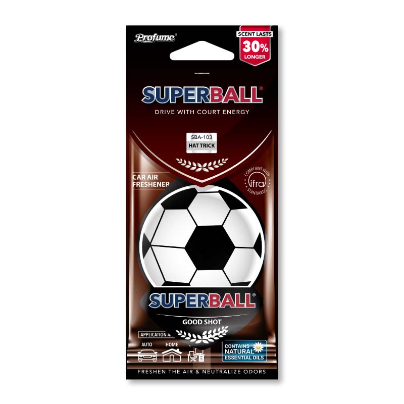 SUPER BALL HANGING CAR AIR FRESHENR, , large