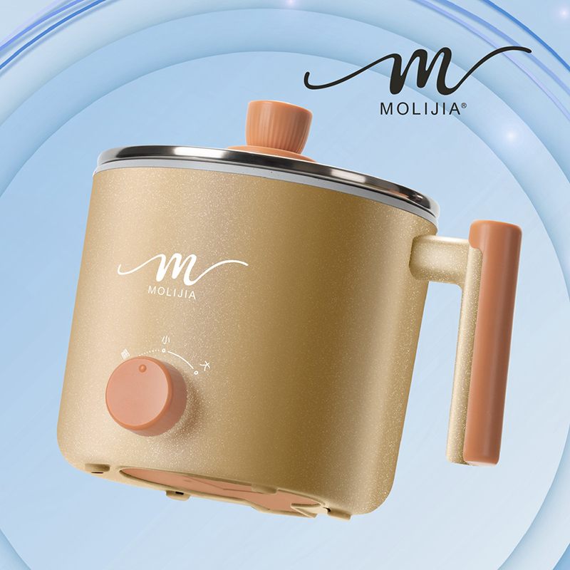 【MOLIJIA 魔力家】1.8L-M28 雙層防燙不沾快煮鍋-璀璨金, , large