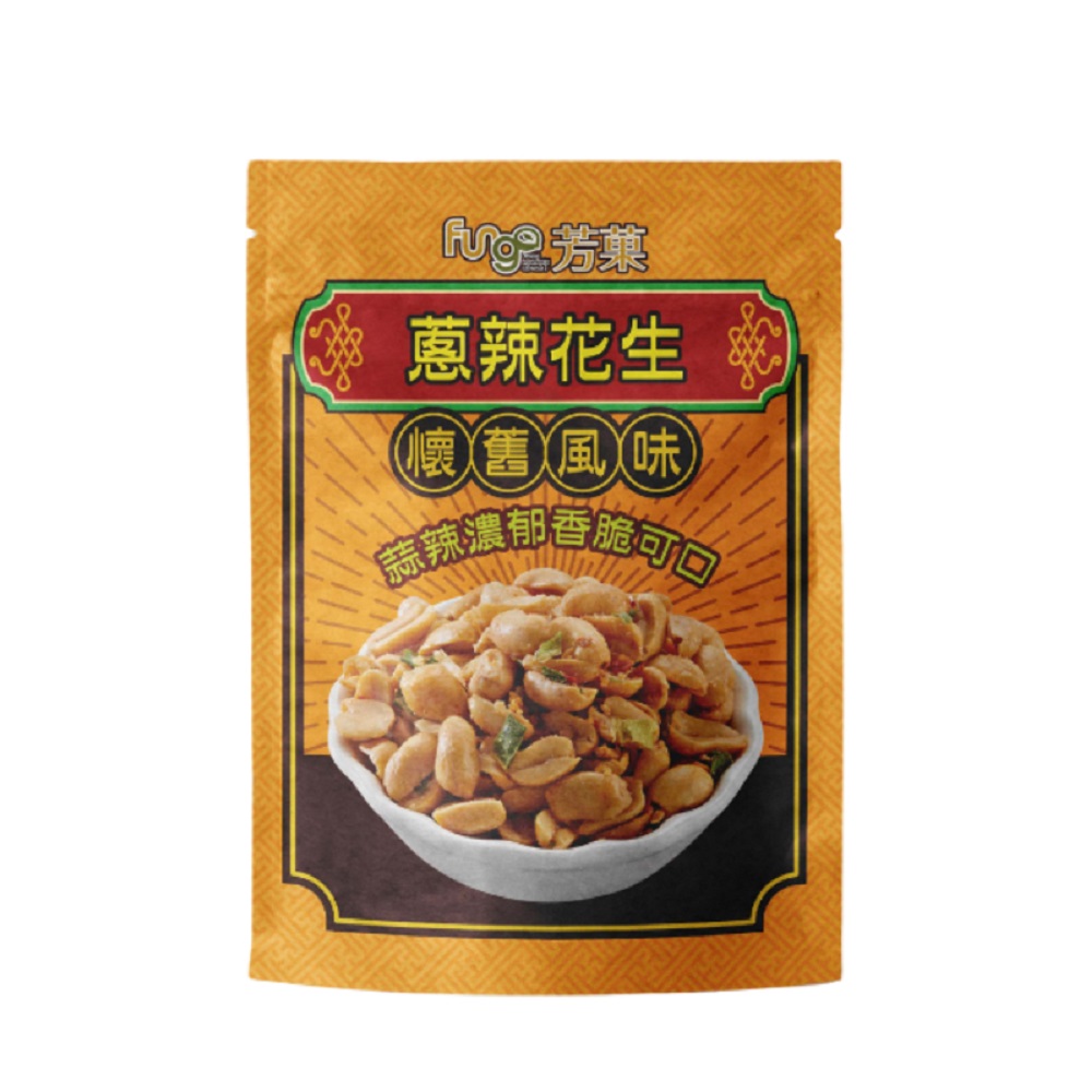 [萬鑫]Fungo芳菓蔥辣花生110g(2包組), , large