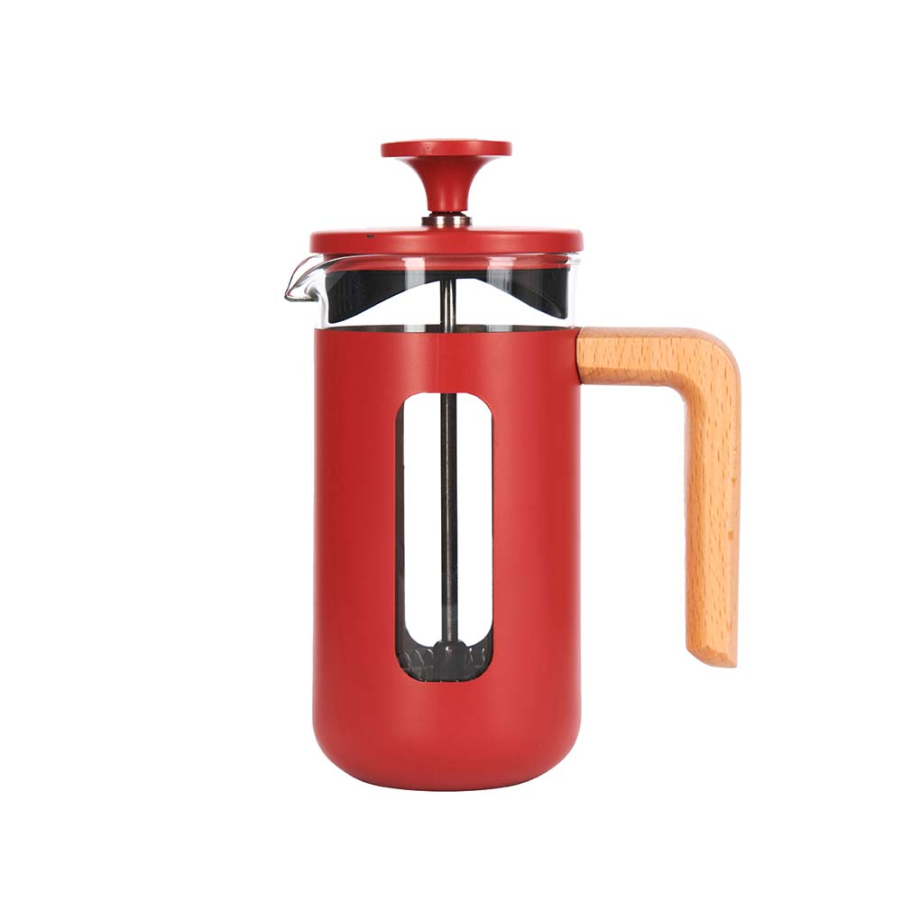 沾沾生活DipDipLife | La Cafetiere｜皮薩不鏽鋼濾壓壺｜紅色(小)350ml, , large