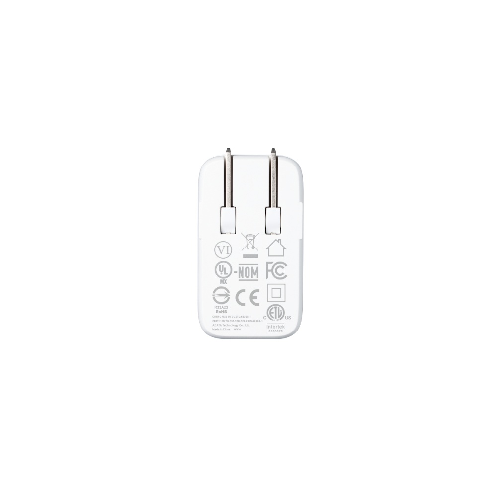 【ADATA 威剛】PD/QC 65W 白色 快充 三孔 GaN 充電器 雙孔 Type-C+Type-A, , large