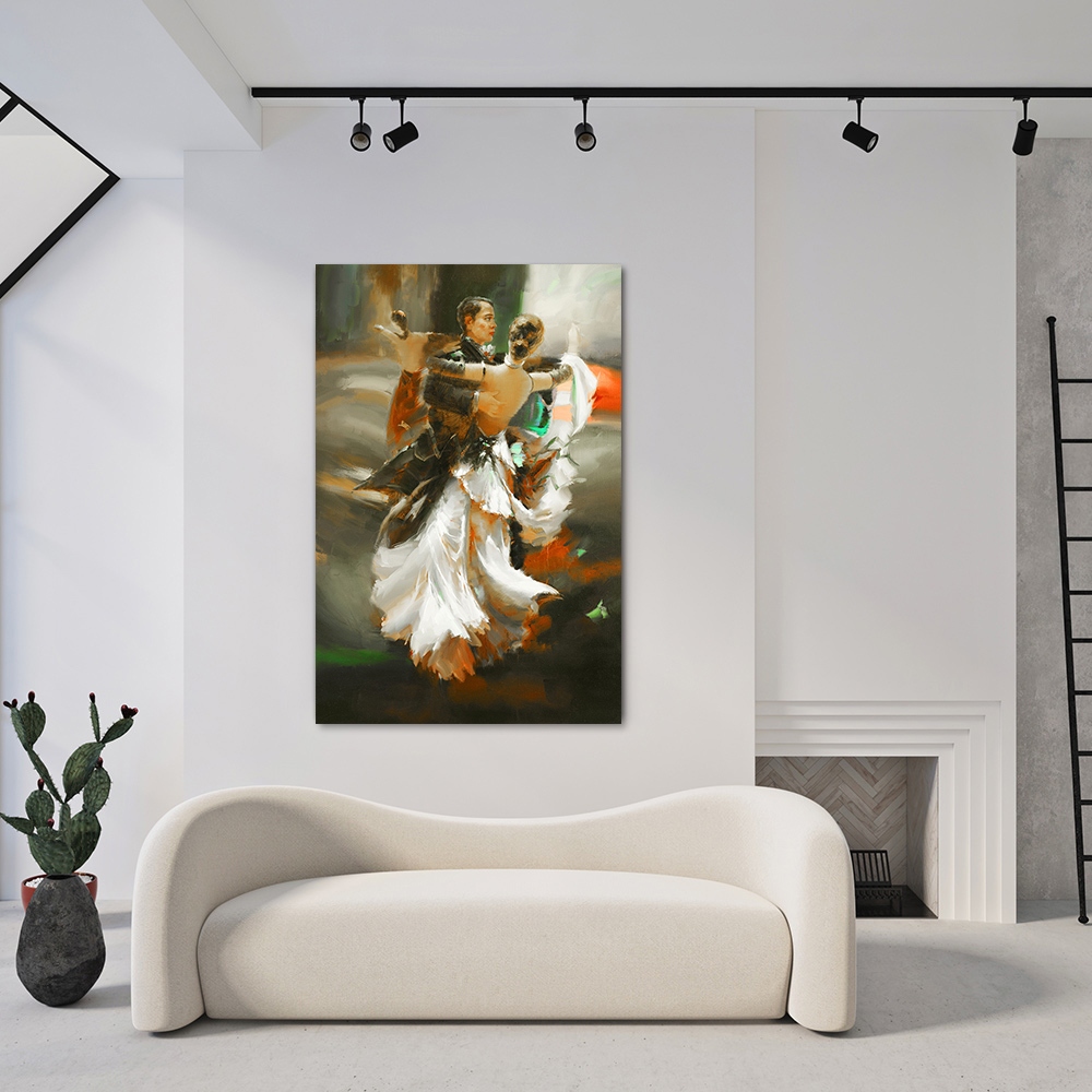 【御畫房】舞會 國家一級畫師手繪油畫60&times;90cm(VF-199), , large