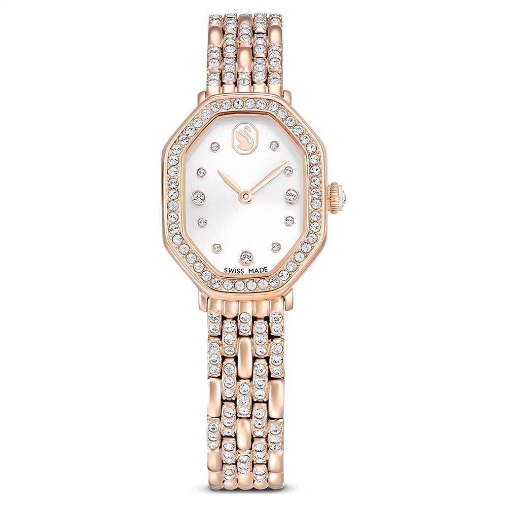 SWAROVSKI 施華洛世奇 Dextera 永恆優雅水晶八角手錶 女錶-32 x 23mm(5715517), , large