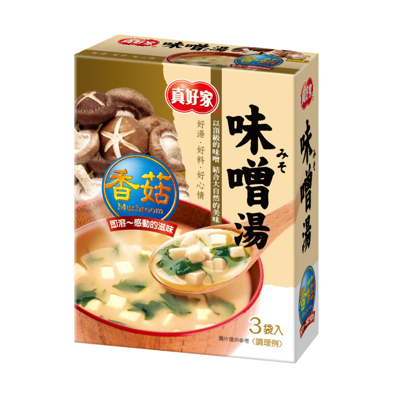 Mushroom miso soup, , large
