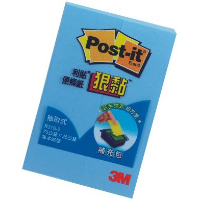 3M 狠黏 R31S 抽取是補充包(多色)黃+綠, , large