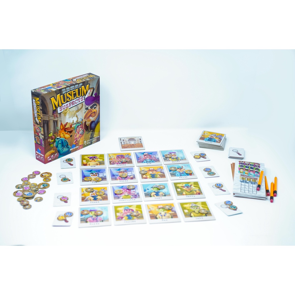 【Asmodee】博物館尋蹤 Museum Suspect 中文版｜線索拼湊 &times; 鎖定真兇 &times; 20 分鐘益智挑戰！, , large