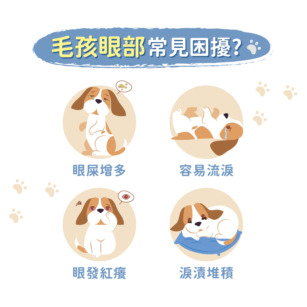 【艾寵聯萌】寵物眼部濕紙巾100抽 1隨身包（SGS認證 貓狗通用 淡化淚痕 犬用保健 淚腺擦拭）, , large