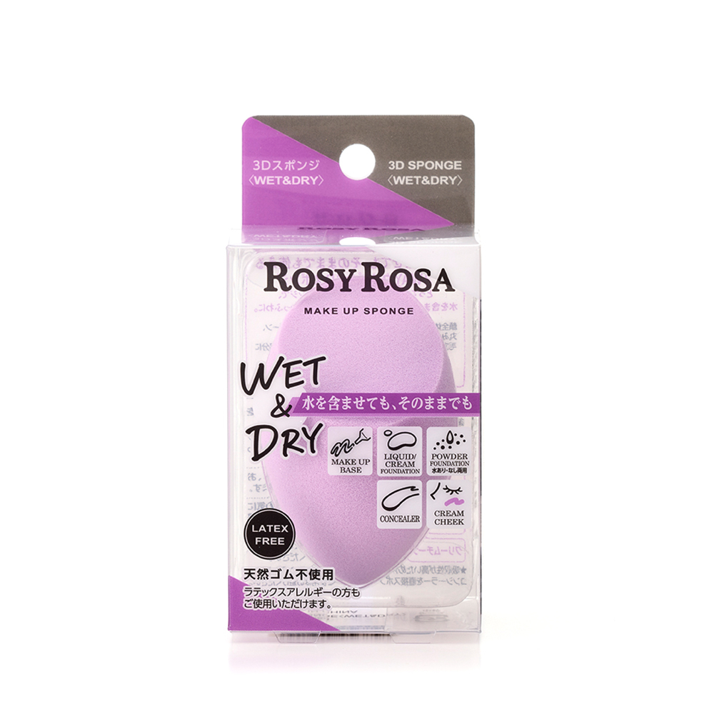 【千康嚴選】ROSY ROSA 3D乾濕兩用美妝蛋, , large