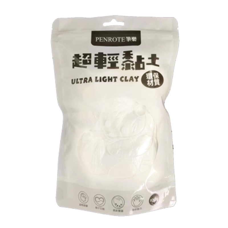 【PENROTE 筆樂】100g超輕黏土 白, , large