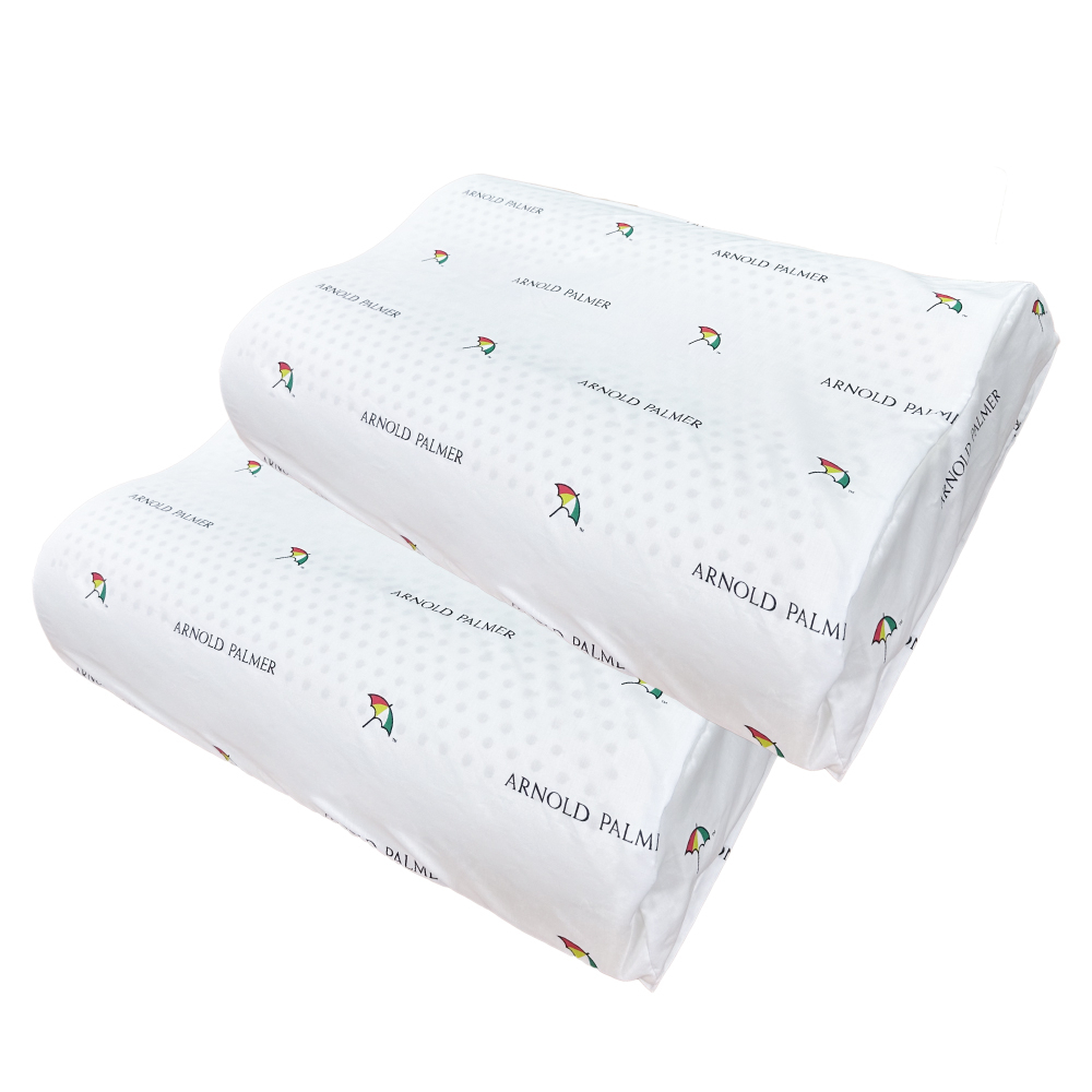 【Arnold Palmer雨傘牌】人體工學乳膠枕 買一送一, , large