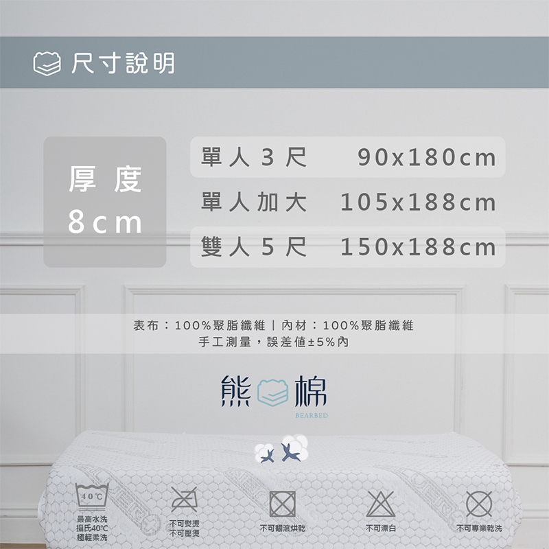 Silver Ion Mattress, , large
