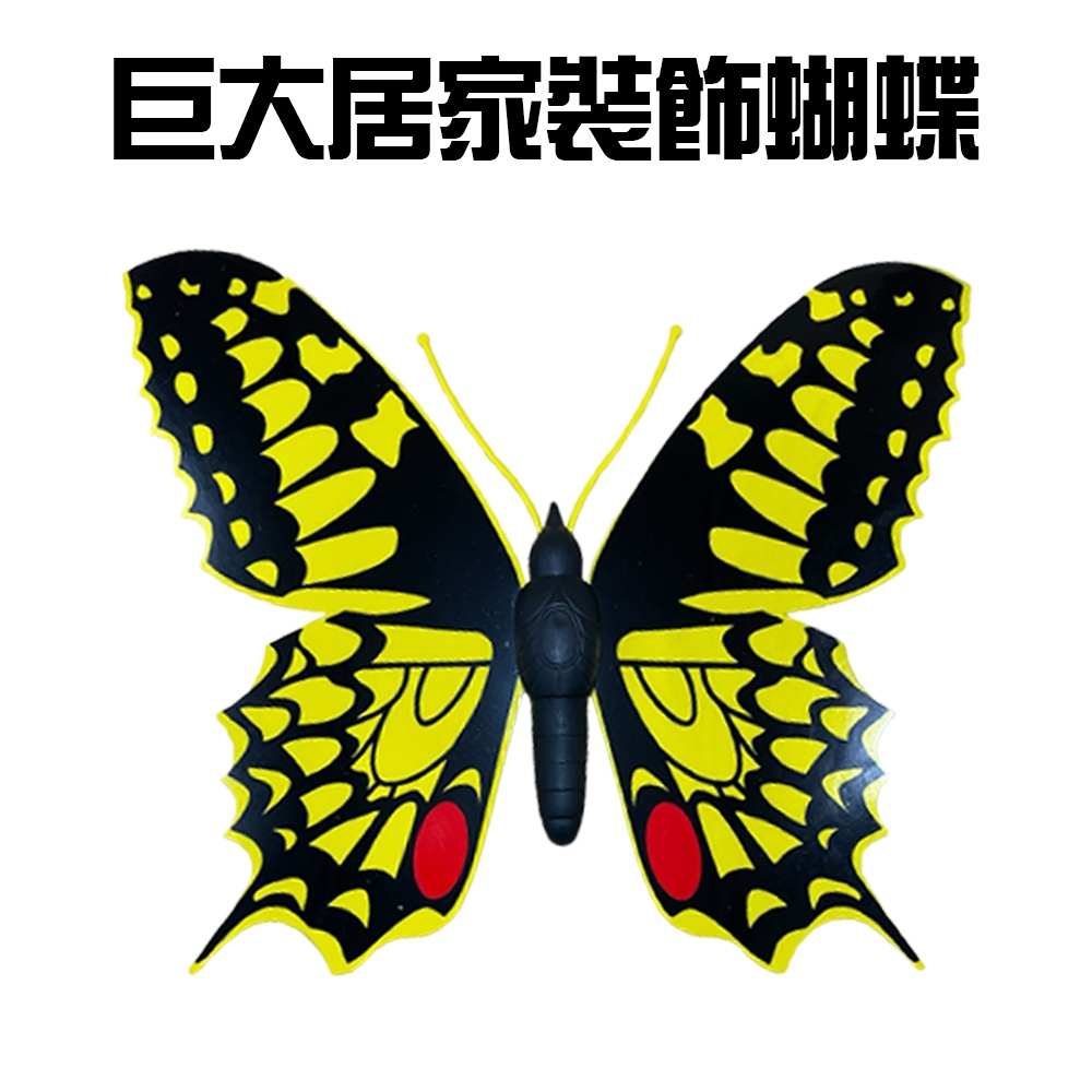 GS MALL 台灣製造 巨大居家裝飾蝴蝶 隨機色 園藝裝飾蝴蝶 造型裝飾蝴蝶 裝飾蝴蝶 園藝蝴蝶 園藝裝飾 蝴蝶, , large
