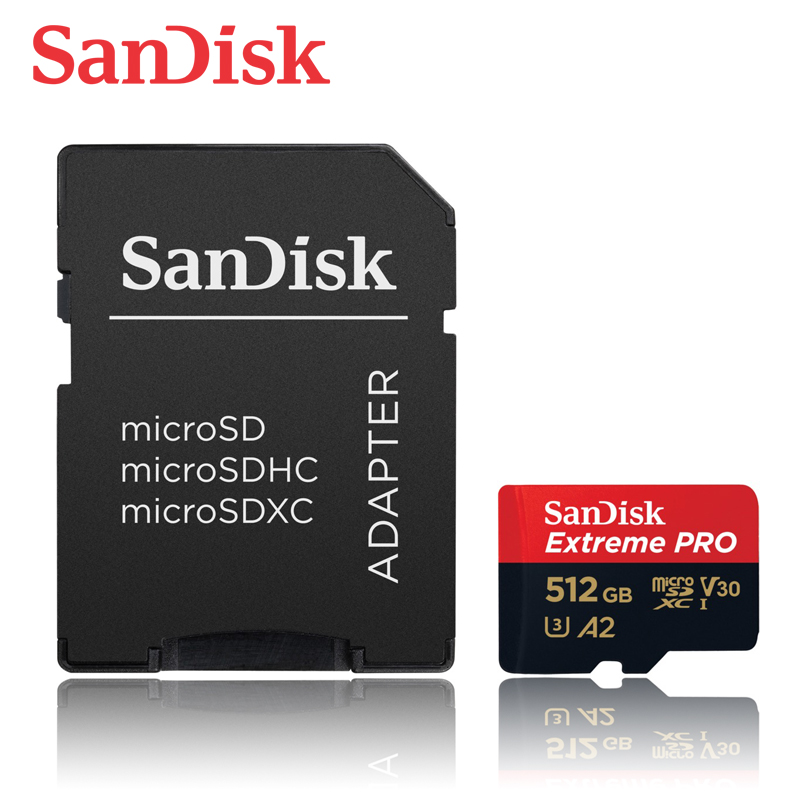 SanDisk Extreme PRO 512G UHS-I U3 A2 V30 microSDXC, , large