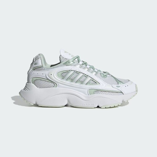Kixpress-Adidas Ozmillen W 女 運動休閒鞋 復古 老爹鞋 舒適 穿搭 白 淺綠 [IG2087], , large