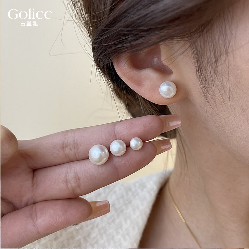 【Gulicc】古莉可 耳環  法式珍珠耳環, , large