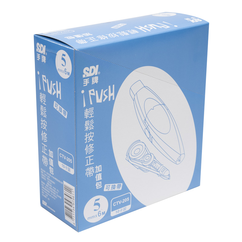 輕鬆按修正帶附內帶5mm*6M, , large