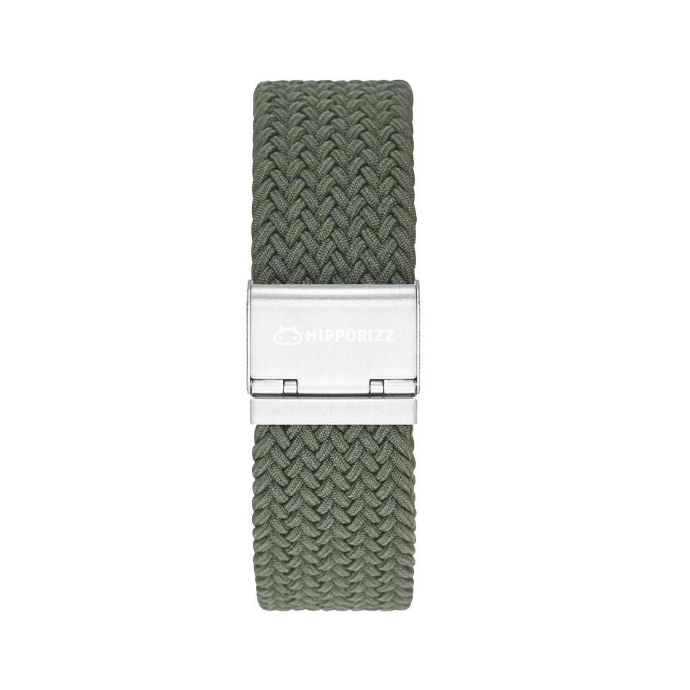 【HIPPORIZZ】Flexa 尼龍編織錶帶 Apple Watch (42/44/45/46/49mm) 橄欖綠, , large