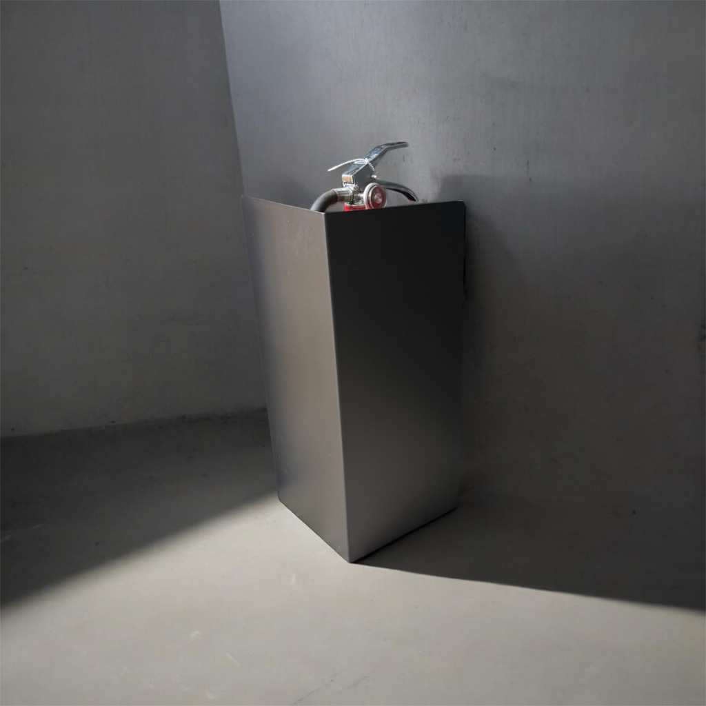 【 SHAONIANNA.TW 】室內用金屬滅火器美化展示架｜極簡設計・不破壞空間美感, , large