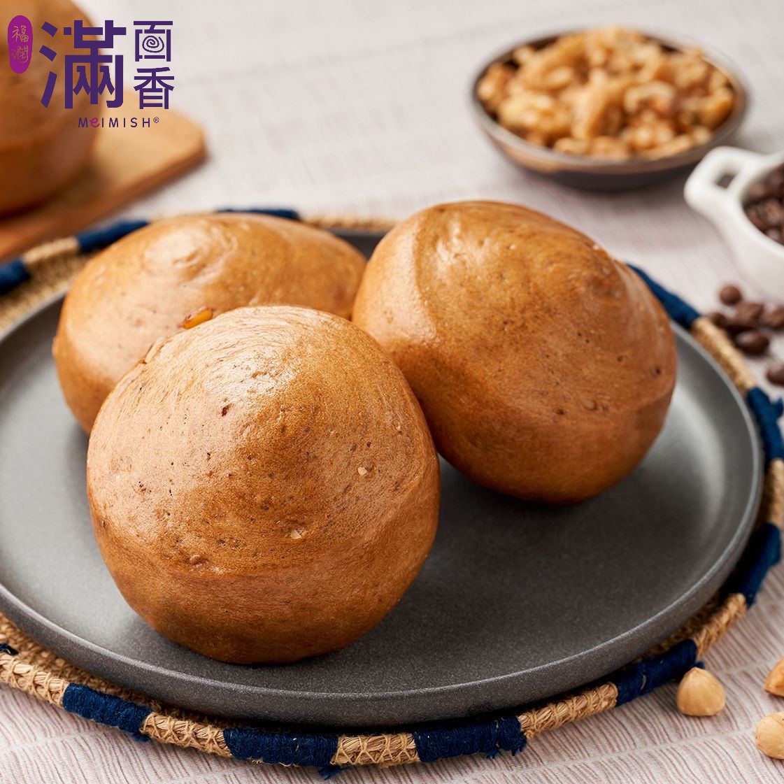 [滿面香] 小咖啡榛果饅頭, , large
