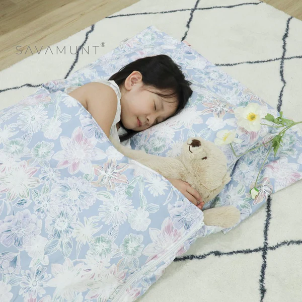 【Savamunt】KID IONIC+&trade; Antibacterial &  Lenzing Tence slumber/Sleeping Bag pinkblue, , large