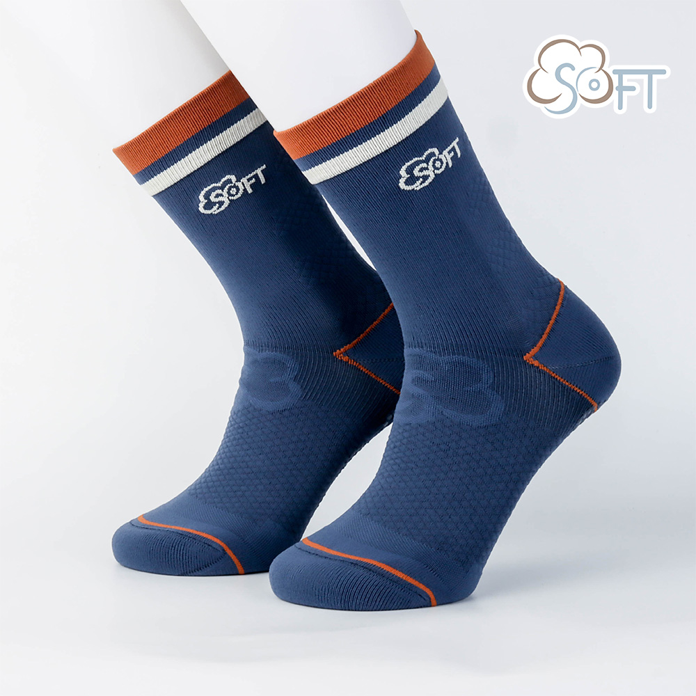 【醫碩科技】SOFT 輕壓柔軟舒適機能襪 英倫焦糖棕, , large