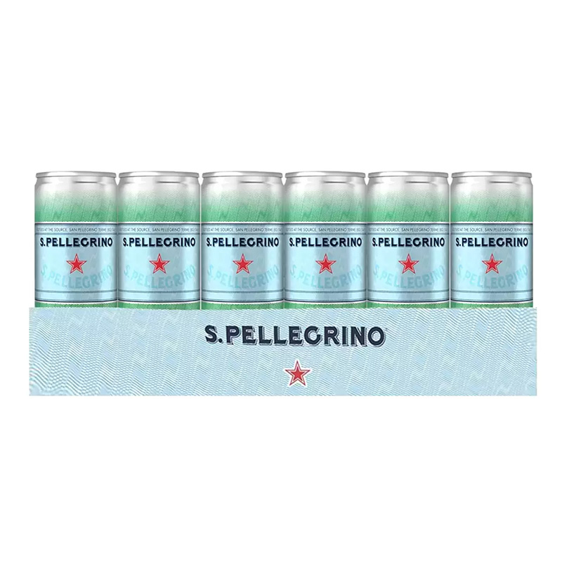 聖沛黎洛 天然氣泡礦泉水 330mlX24罐, , large
